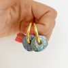 Pendientes capri turquesa